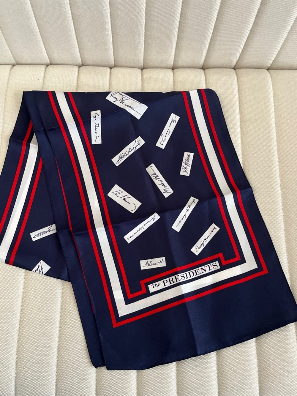 Disney Parks The Presidents flag Scarf